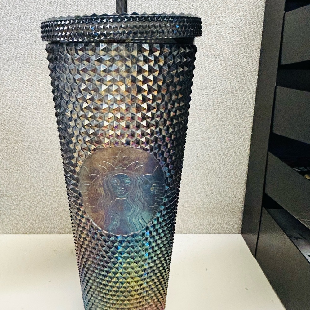 Starbucks Multicolor Studded Tumbler with straw 24oz